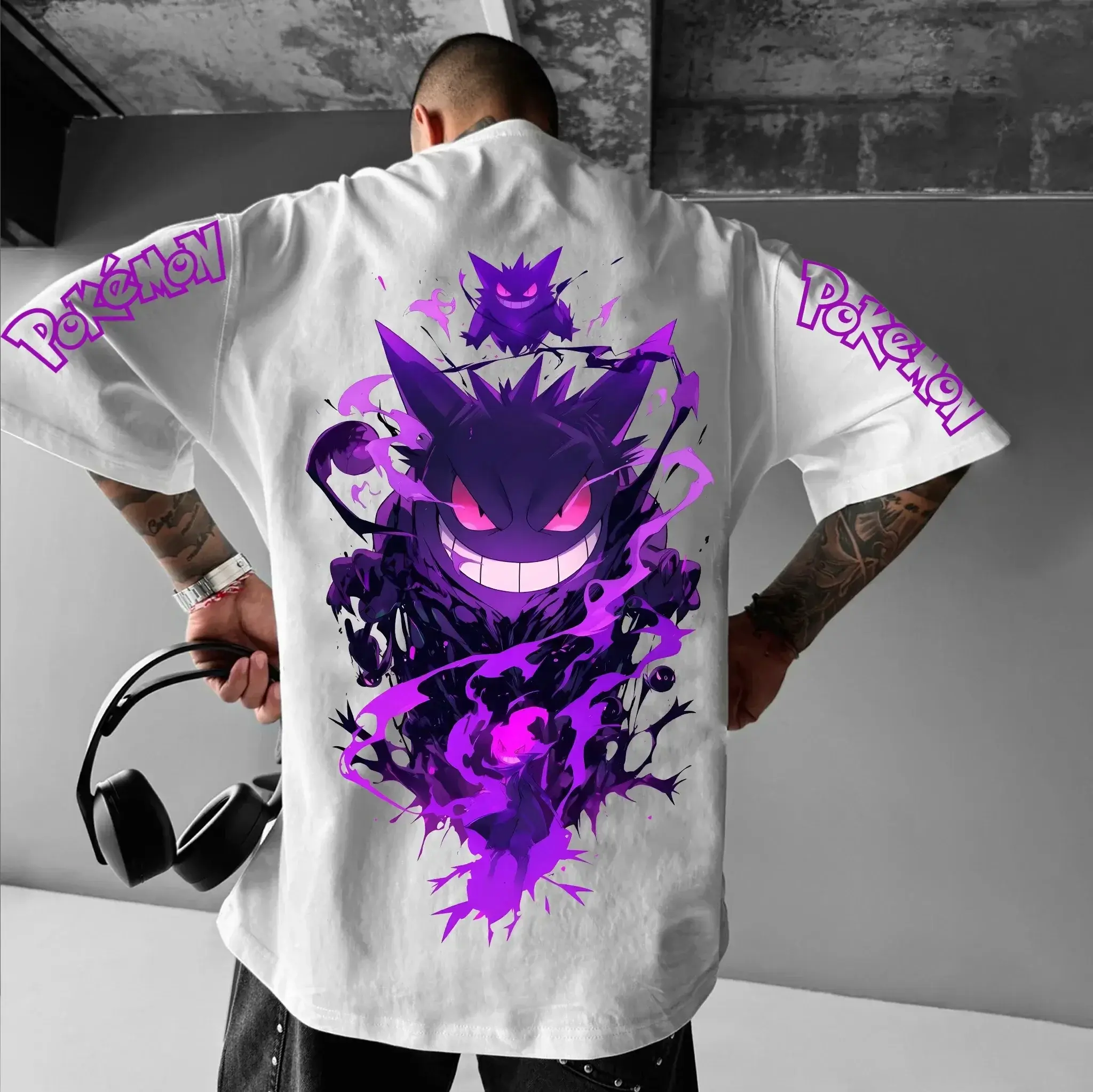 Dragon Ball Costume Anime Goku Black Super Saiyan Print Summer Clothing Men's Short Sleeve T-shirt Y2K High Street Fashion