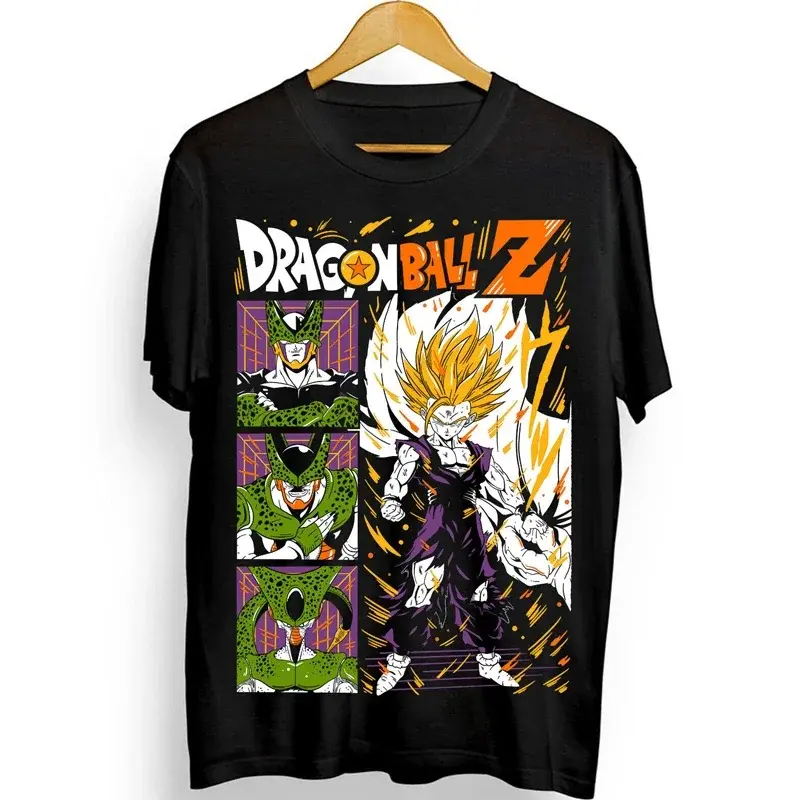 Dragon Ball Z Men Women Son Goku T Shirts Vegeta 100% Cotton Clothes Funny Short Sleeve Crewneck Tee Shirt New Arrival T-Shirts