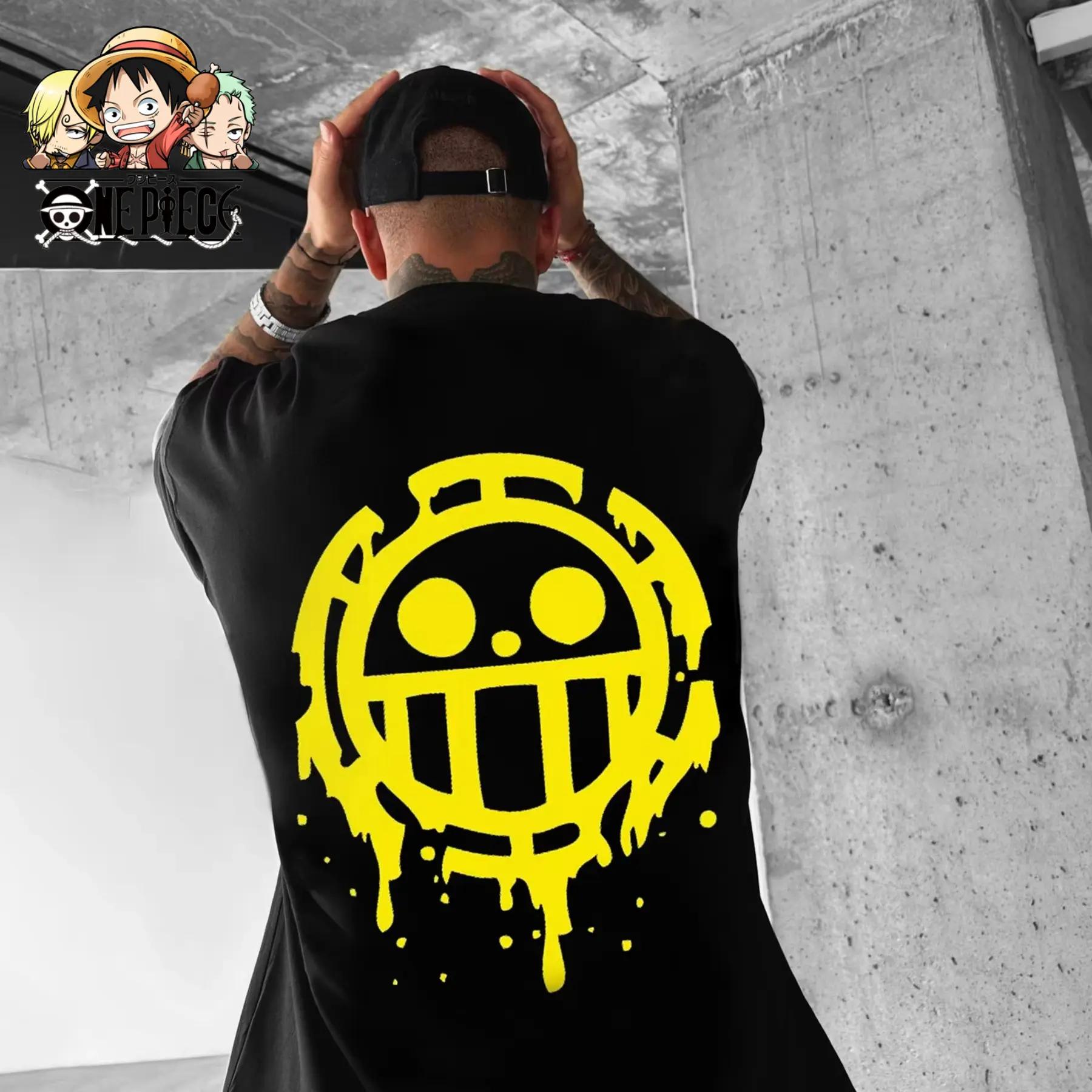One Piece Luffy Anime Print Graphic T Shirts Man Summer Y2k Clothes Cotton Casual Oversized Short Sleeve Tee Tops Street Trend