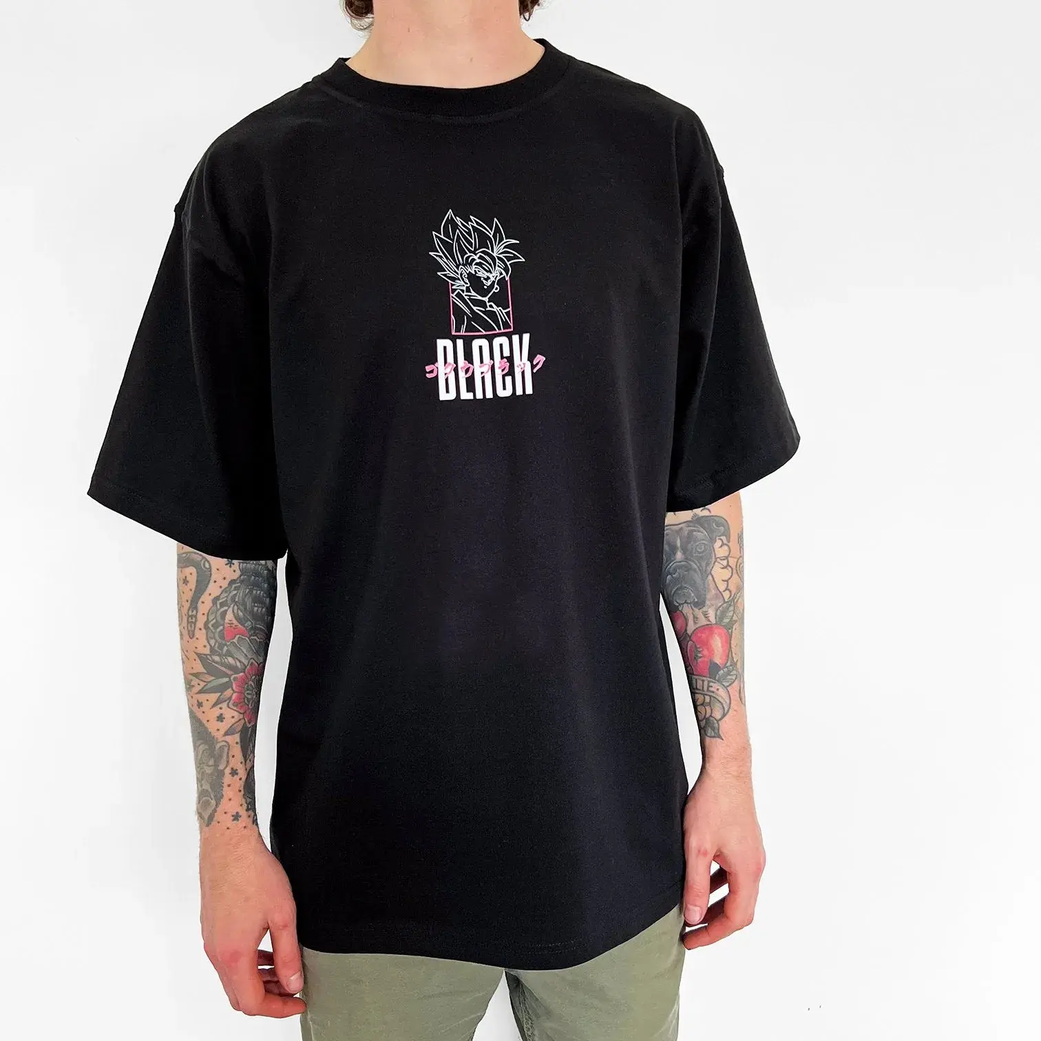 The Latest Dragon Ball Peripheral Animation Printing Short-sleeved T-shirt American Hot-blooded Men's Summer Comfortable T-shirt