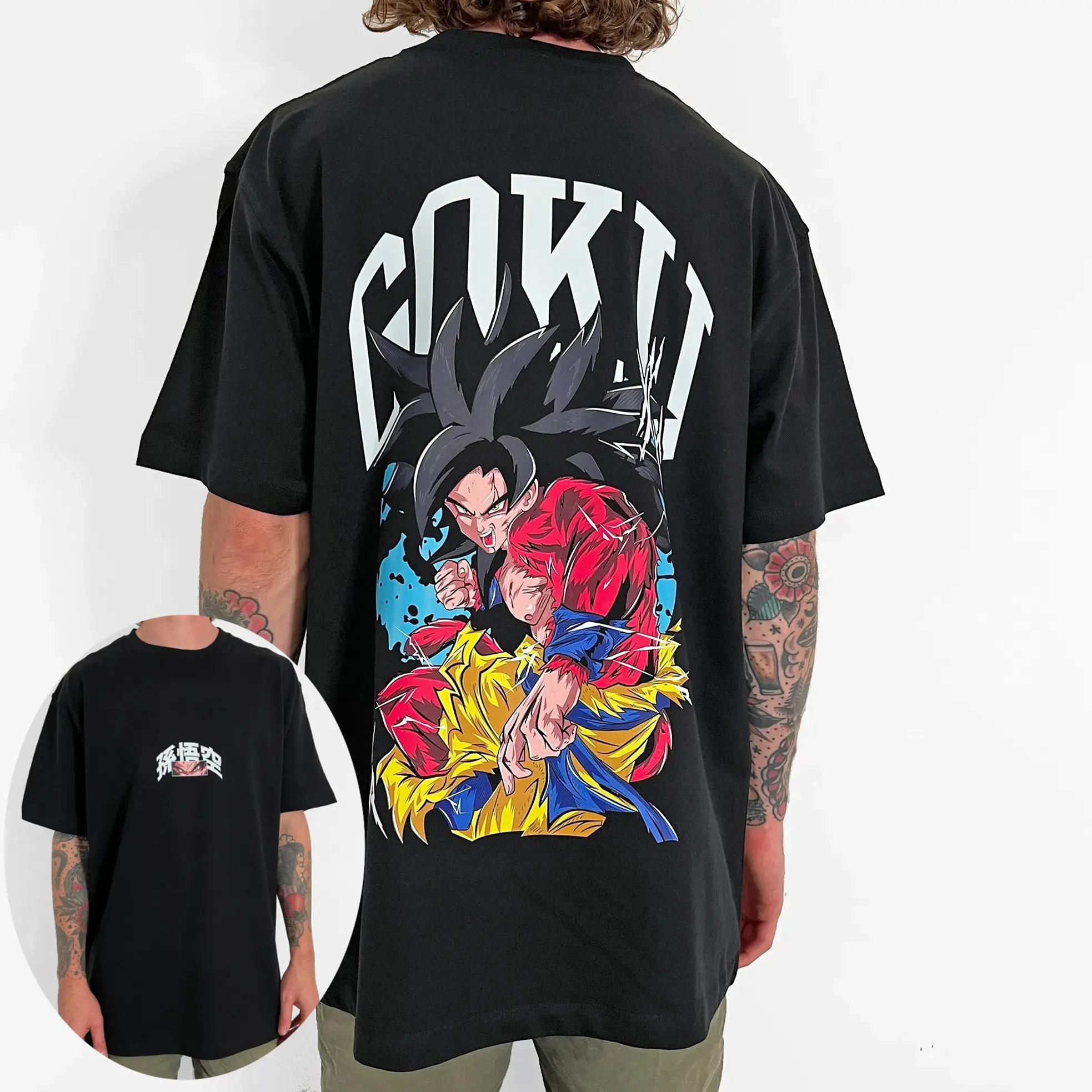 Dragon Ball 2025 Authentic Licensed T-Shirt - Son Goku Graphic Oversized Retro Tee, Comfortable Unisex Cotton for Fans