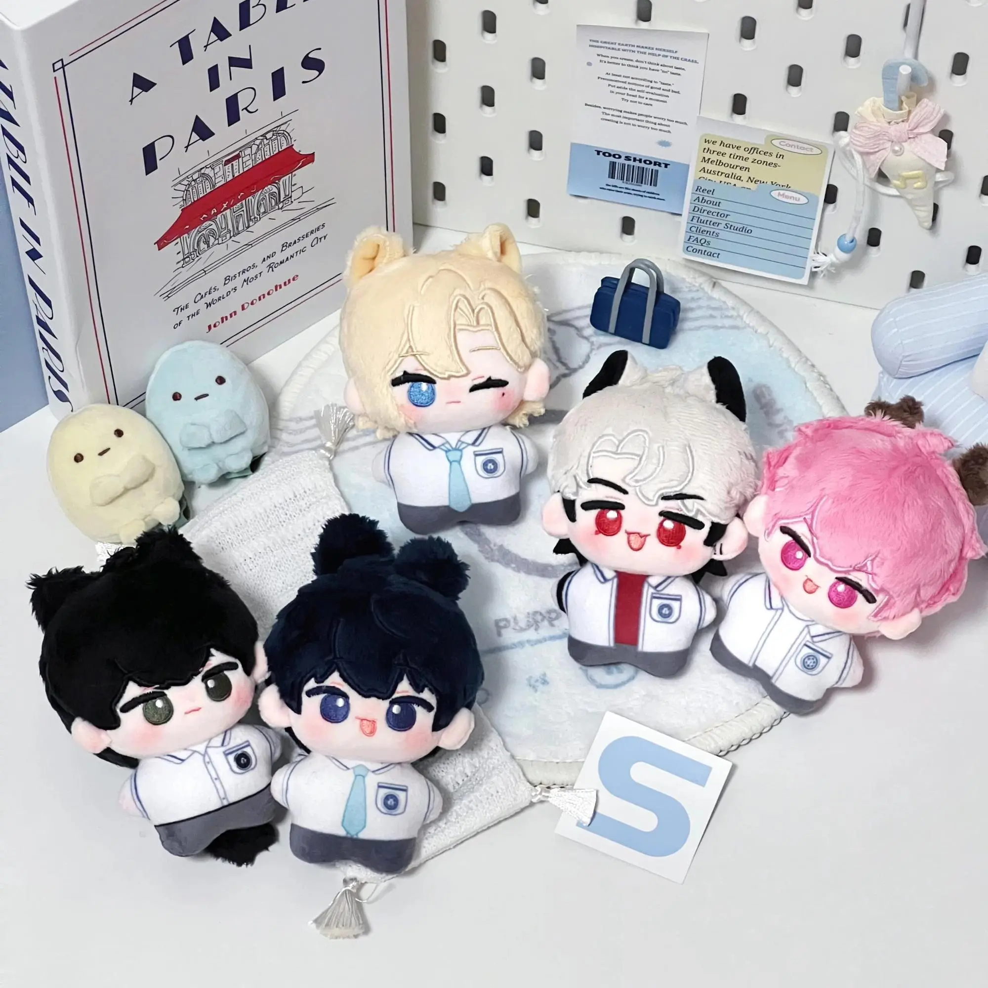 10cm Plave Doll Yejun Noah Bamby Hamin Eunho Stuffed Plush Cotton Toy Cute Pendant Decoration Collection Toy Girl Birthday Gifts