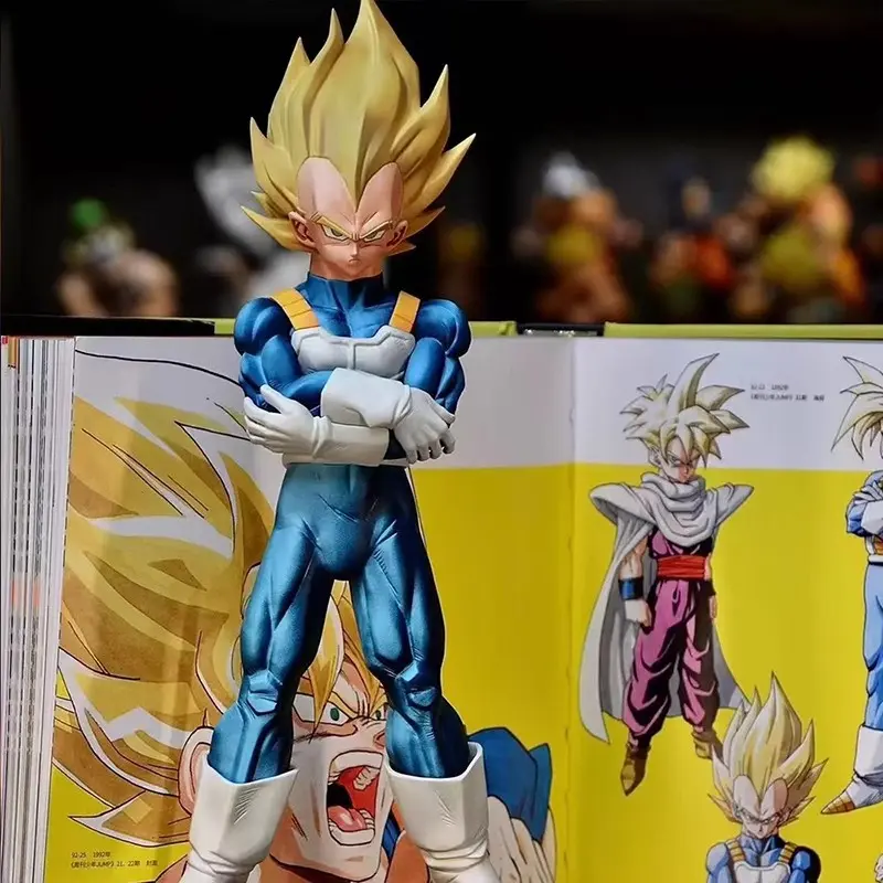 28cm Dragon Ball Figure Vegeta Figures Vegeta Anime Figurine Doll Statue Collection Model Kids Customized Toy Birthday Gifts