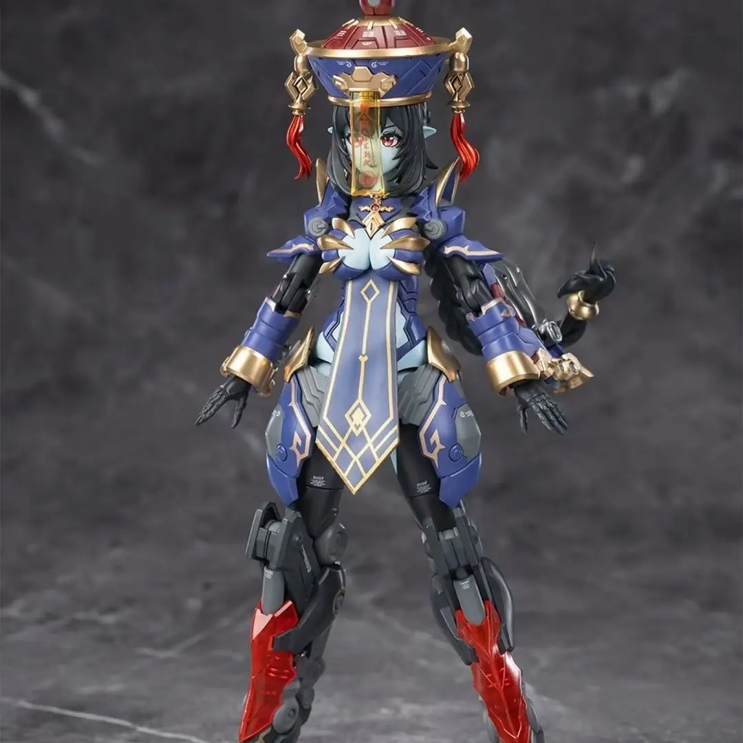 New Original Hemoxian Figure Jiulian Figures Reverberation Of Medta Figurine 1/12 Zombie Girl Assembly Model Kit Collection Gift