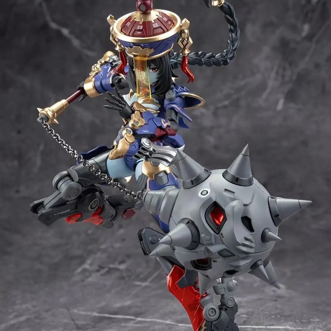 New Original Hemoxian Figure Jiulian Figures Reverberation Of Medta Figurine 1/12 Zombie Girl Assembly Model Kit Collection Gift