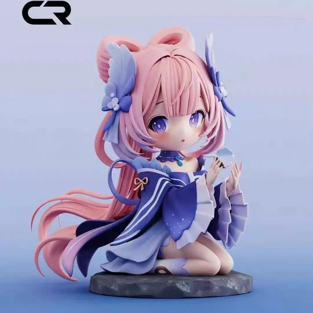 Sangonomiya Kokomi Figure Genshin Impact Anime Figurine Sangonomiya Q Version Pvc Models Statue Collectible Toy Doll Decora Gift