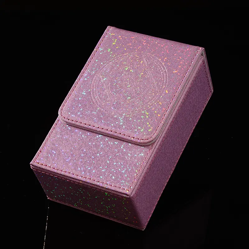 PU Leather Tarots Case Container Collection Capacity Tarot Cards Box Board Game Card Sleeve Holder Box Drop Shipping big size