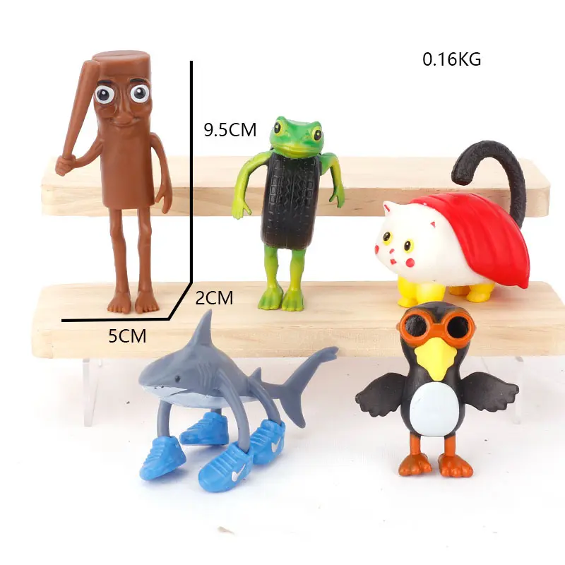New Italian Brainrot Monster Fusion Edition Figures Tung Tung Tung Sahur Tralalero Tralala Figurine  Cartoon Ornament Toys Gifts