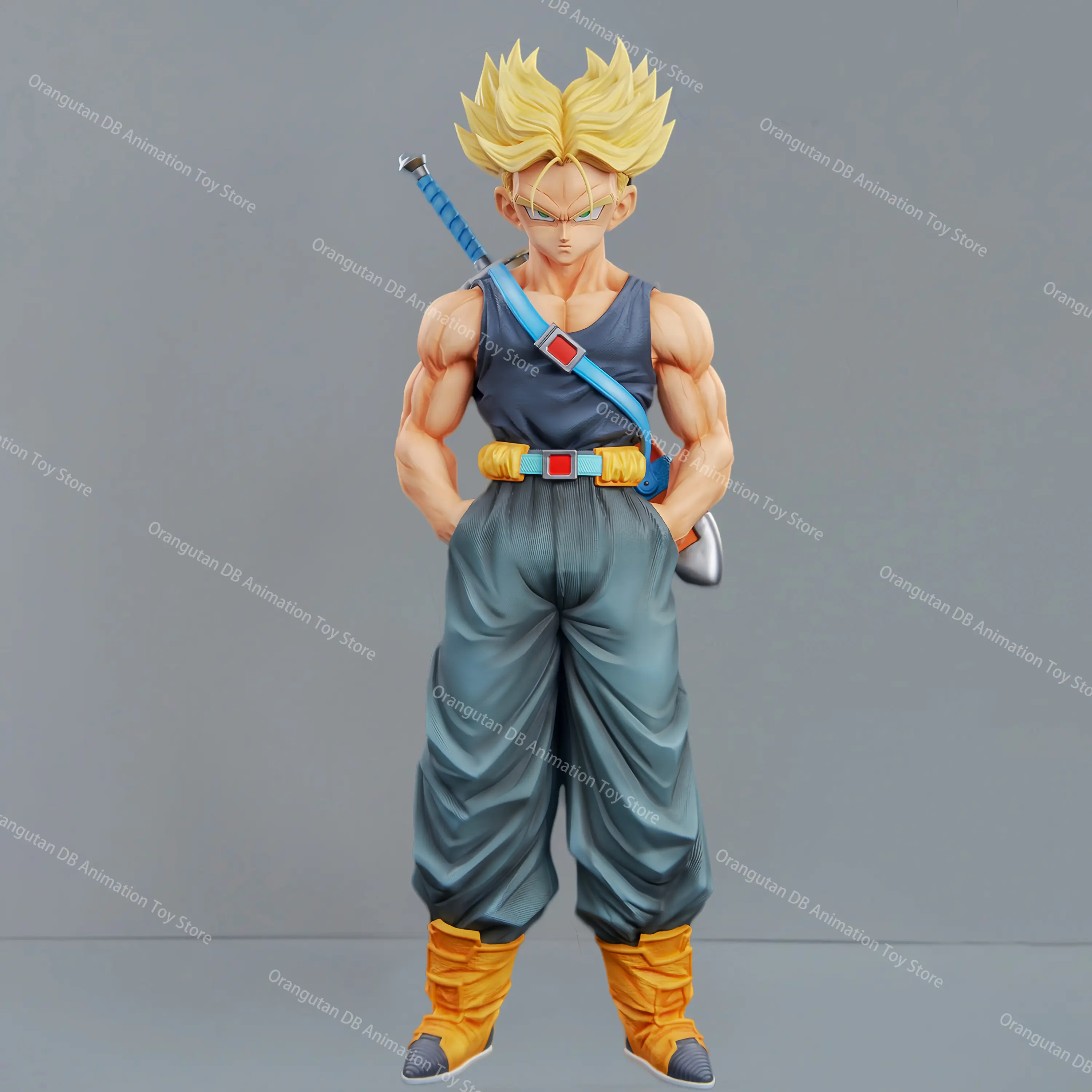 Anime Dragon Ball Z Fighters 26CM Trunks Figure Super Saiyan Future Trunks Figurine Action Figures Pvc Statue Statue Collection