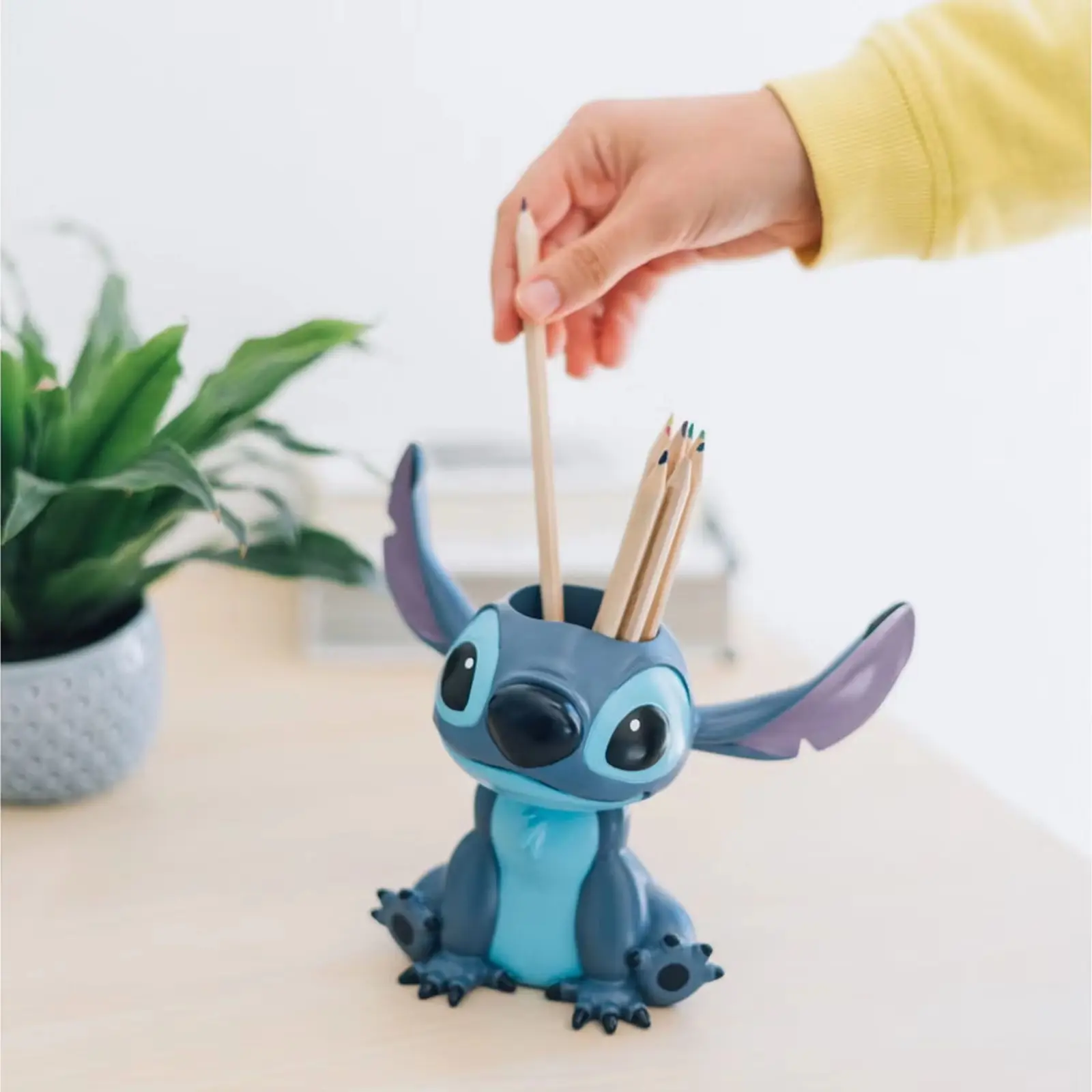 Stitch Popcorn Bucket Storage Interstellar Baby Cute Cartoon Mini Snack And Candy Containers Desktop Decorat Collect Model Gifts