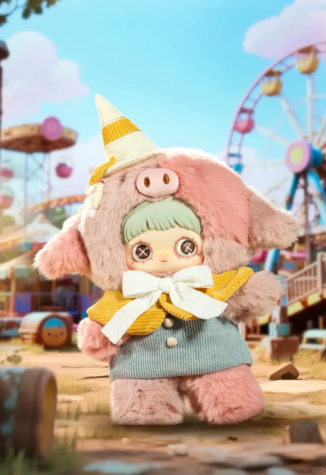 Maymei 400% Forgotten Funfair Mystery Blind Box Collectible Figure Doll Trendy Room Decor Gift for Girls Toy for Fans Birthday