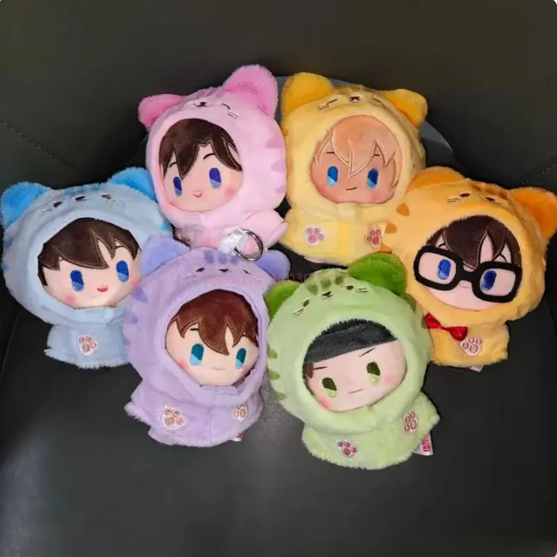 Toys Detective Conan Cat Cape Series Blind Box Plush Bento Pendant Anime Figure Collection Model Kawaii Custom Doll Toy