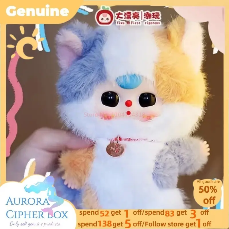 new Genuine Baby Three Whose Cat Is This Series Vinyl Doll Cute Pendant Doll Blind Box Theme Backpack Trendy Collect gift