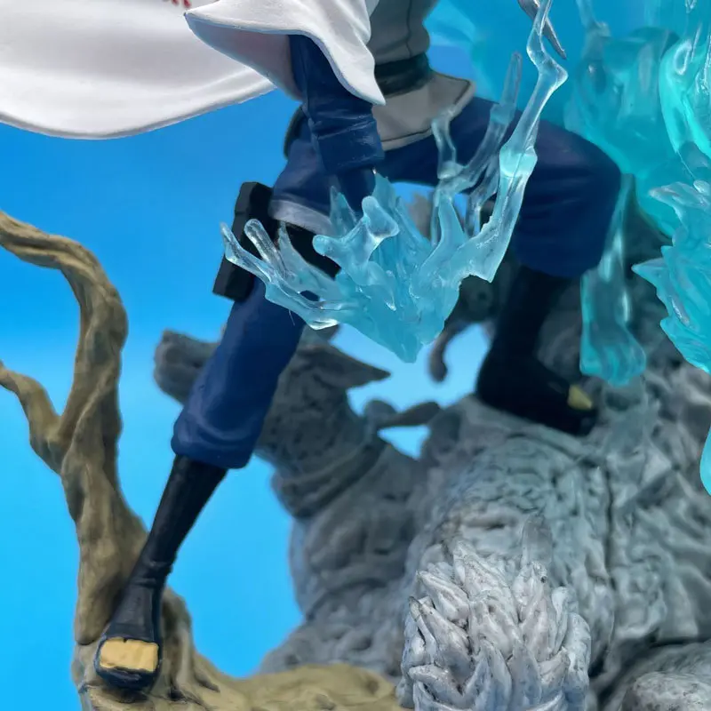 Naruto Anime Action Figure 22cm GK Hatake Kakashi Model PVC Doll Ornament Collection Room Desktop Toy Gift