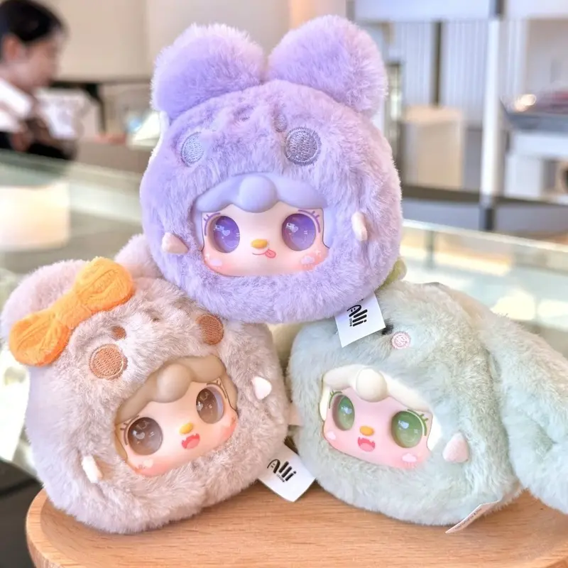 New Genuine Yooki V11 Cutely Little Rabbit  Series Vinyl Face Blind Box Doll Bag Pendant Decoration Collection  Toy Mystery Gift