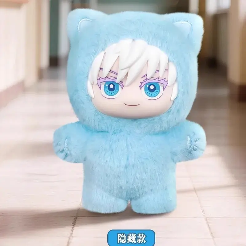 Original BANDAI Jujutsu Kaisen 2 Cat Ear Plushie Series Blind Box Mystery Box Anime Figure Room Decoration Collection Gifts