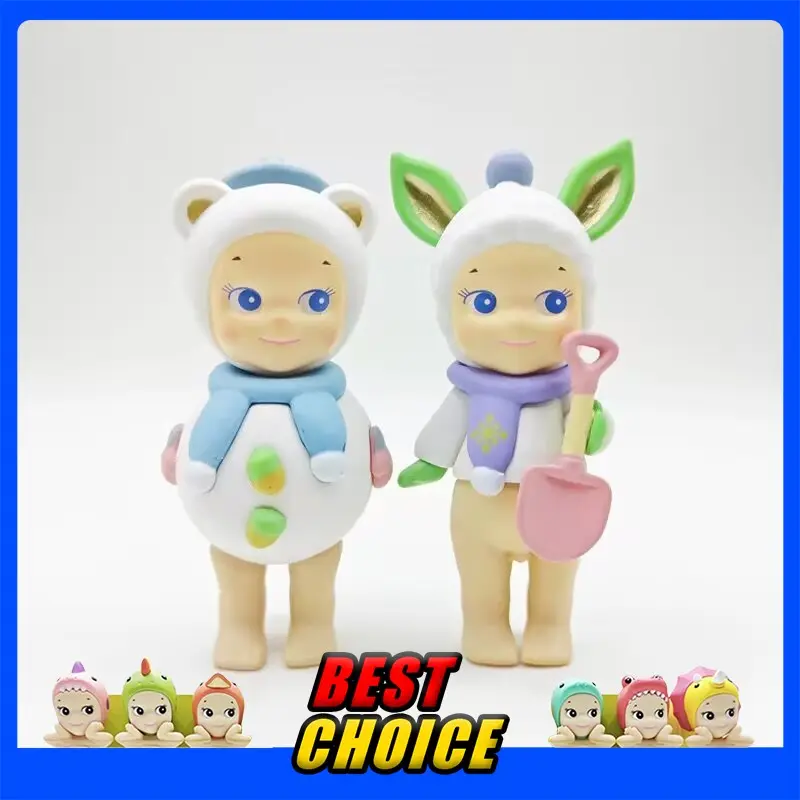 Sonny Angel Winter Wonderland Series Cute Anime Figure Dolls Christmas Tree Ornaments Collectible Toys for Kids Fans Gift 2024