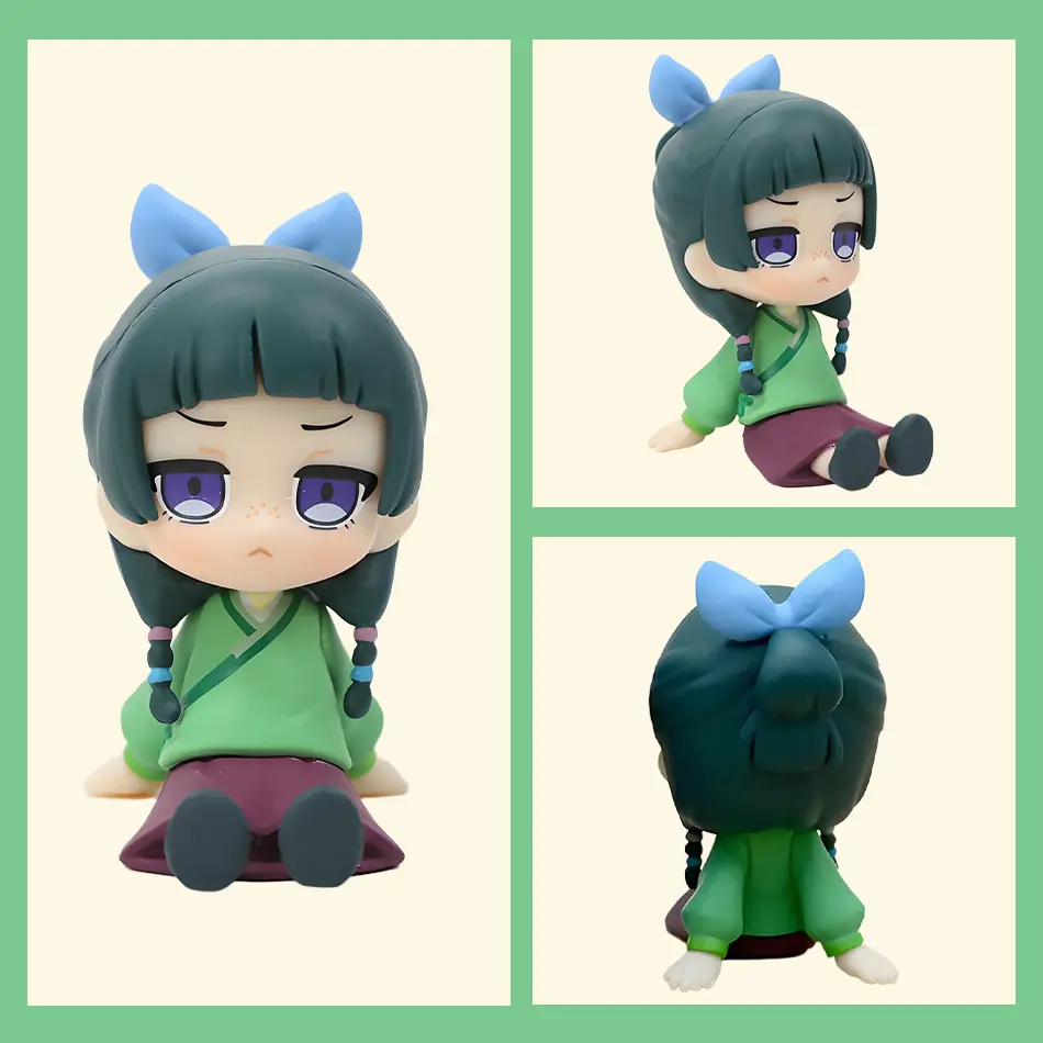 Anime Figure Maomao and Jinshi action Figure pvc Model mini cute Maomao Figurine Collection Decoration Doll fans Gifts