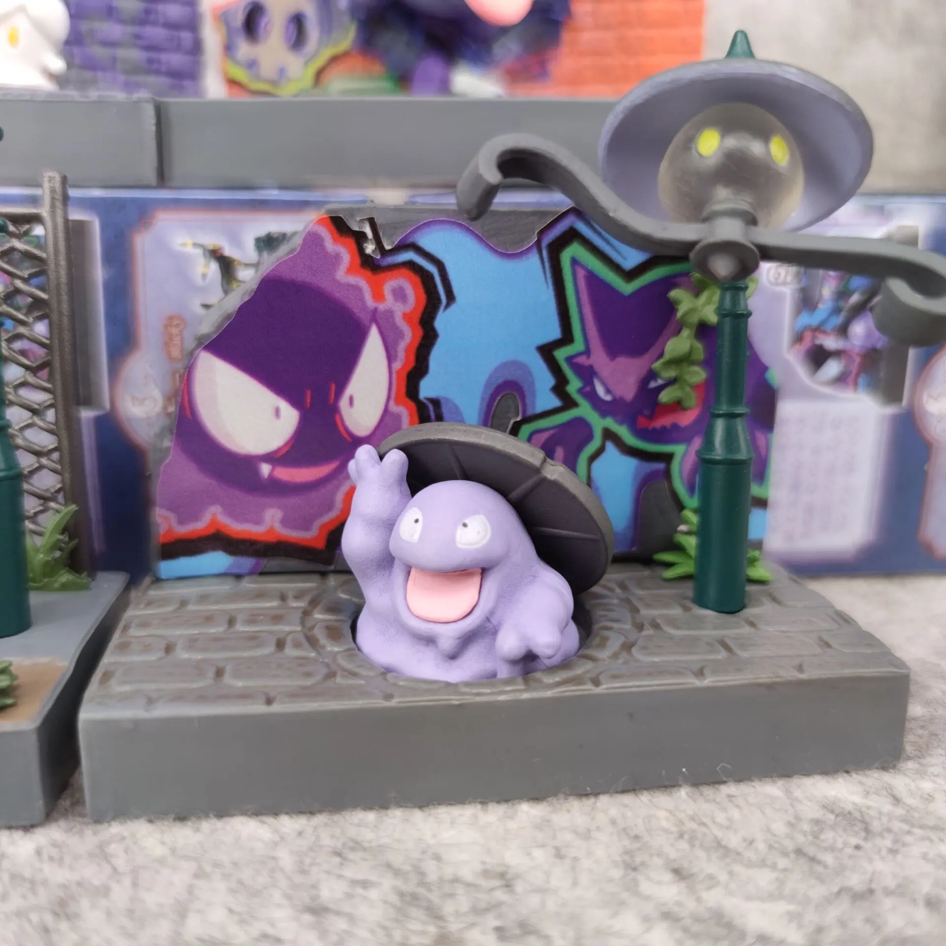 Pokemon Dark Town Gengar Pikachu Moonlit Umbreon Mystery Blind Box Gifts Toy Model Anime Figure Collect