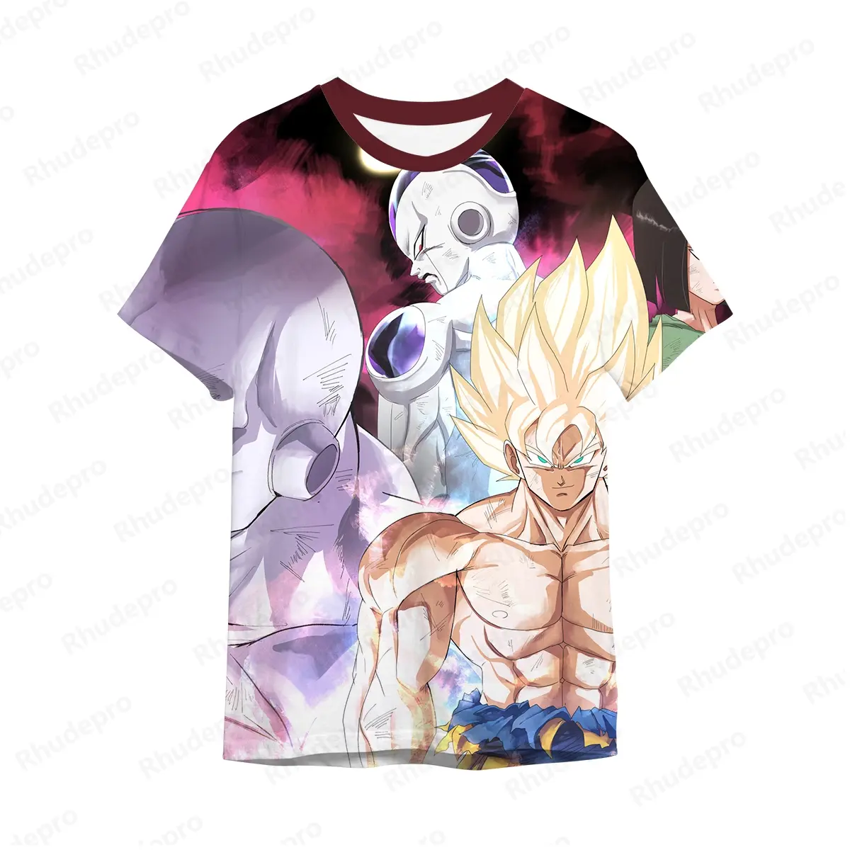 3D Printed T-Shirt Anime Dragon ball Goku New Men Hip Hop Cosplay High Quality Men's 5XL T-shirts Short Sleeve Y2k Fashion
