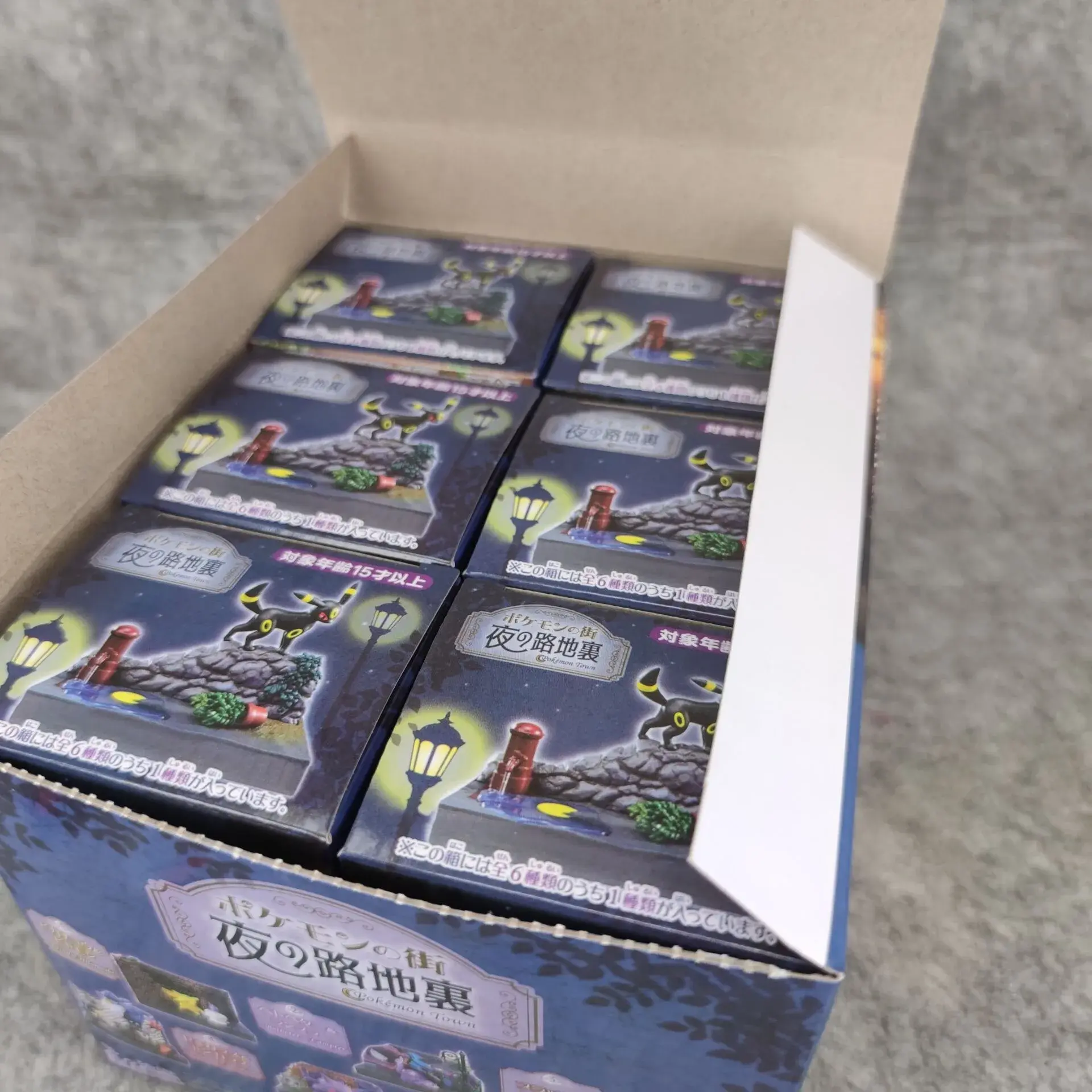 Pokemon Dark Town Gengar Pikachu Moonlit Umbreon Mystery Blind Box Gifts Toy Model Anime Figure Collect