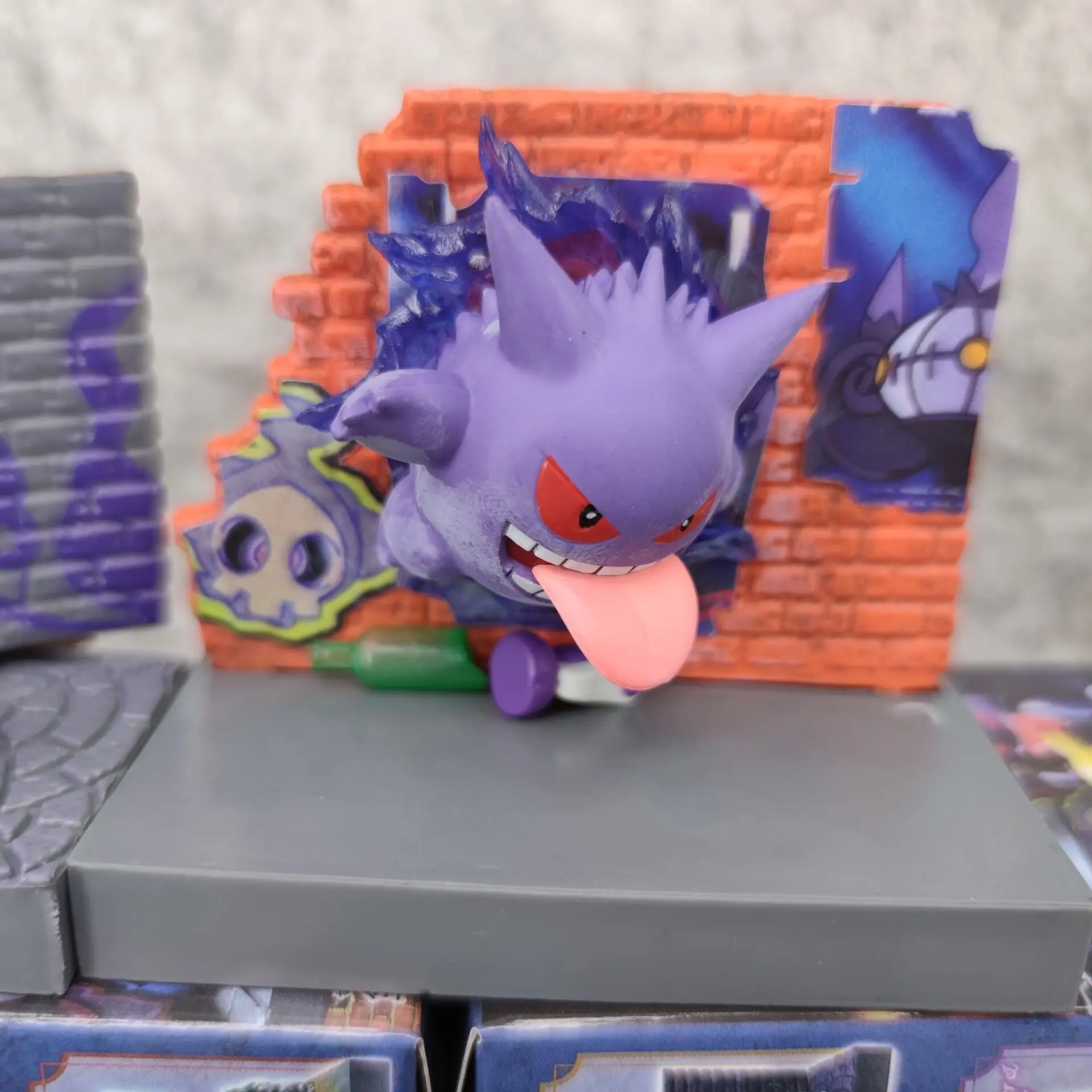Pokemon Dark Town Gengar Pikachu Moonlit Umbreon Mystery Blind Box Gifts Toy Model Anime Figure Collect