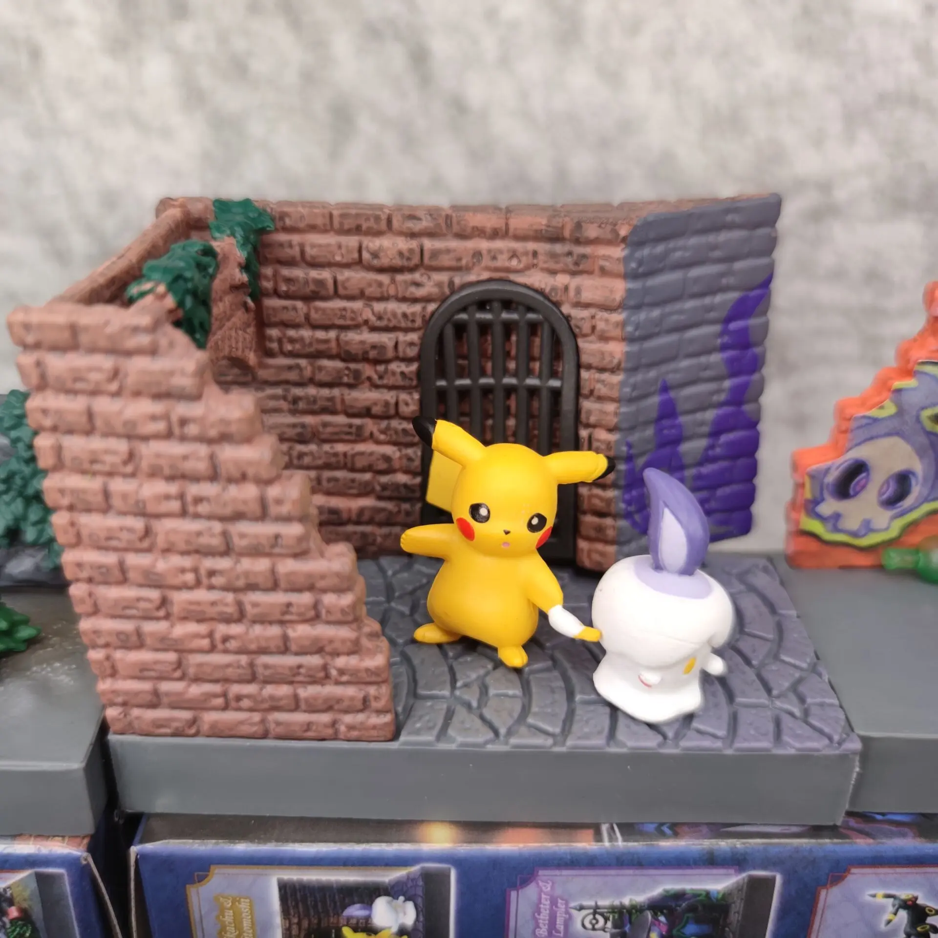 Pokemon Dark Town Gengar Pikachu Moonlit Umbreon Mystery Blind Box Gifts Toy Model Anime Figure Collect