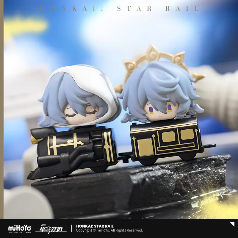 Mihoyo V3 Official Honkai Star Rail Stackable Figures Blind Box Trendy Desktop Decoration Gift Figurine Collectible Ornament
