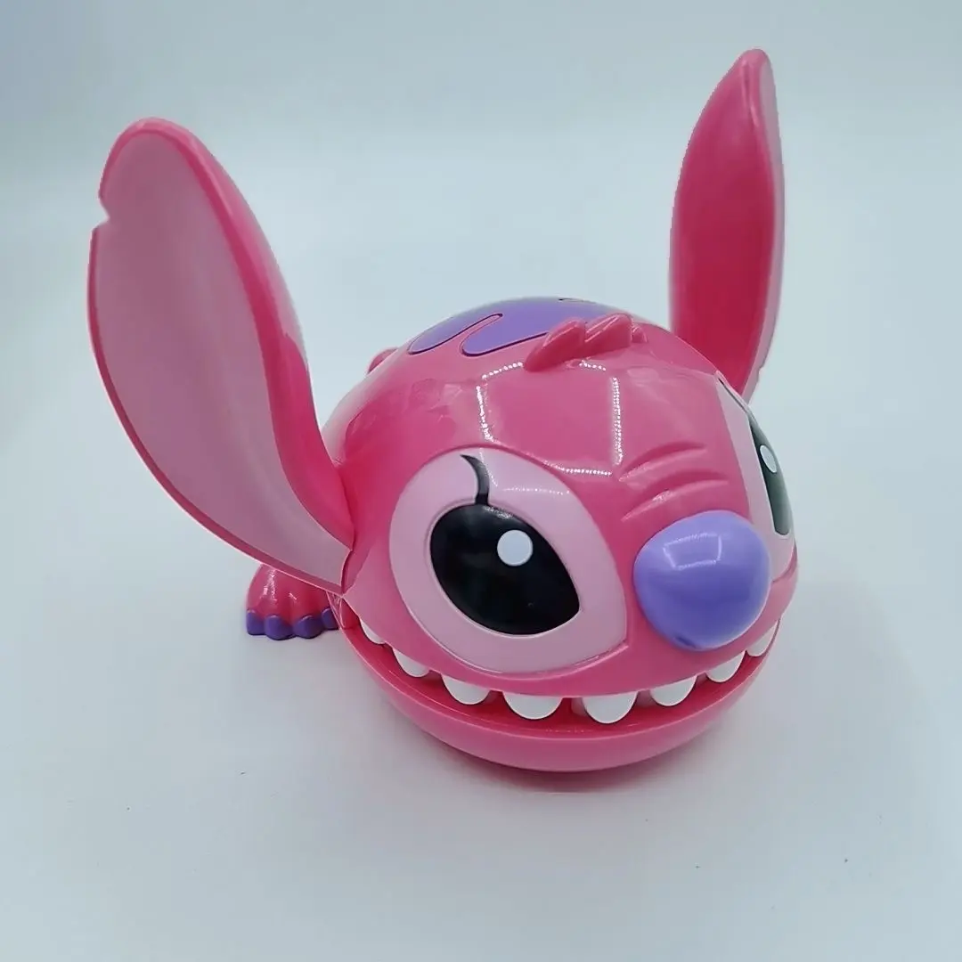 Stitch Bite Finger Toy - Funny Dentist Push Teeth Game, Cute Anime Model Figure, Kids Birthday Gift & Baby Toy Collection
