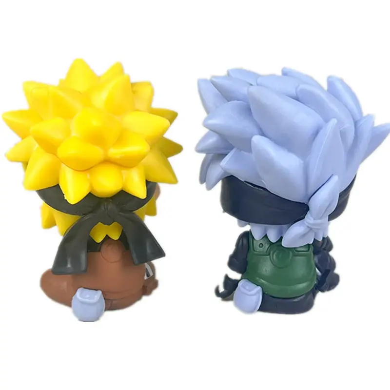 Naruto Popular Q version model cute Sasuke Itachi doll car accessories toy anime character doll Kakashi movable doll