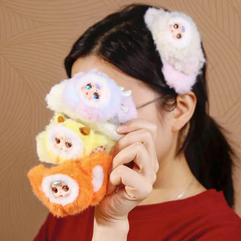 MM Milk Candy Baby Hair Clip Series Vinyl Plush Blind Box Backpack Pendant Trendy Play Anime peripheral Mystery Box Collect Gift