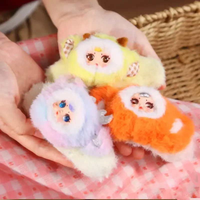 MM Milk Candy Baby Hair Clip Series Vinyl Plush Blind Box Backpack Pendant Trendy Play Anime peripheral Mystery Box Collect Gift