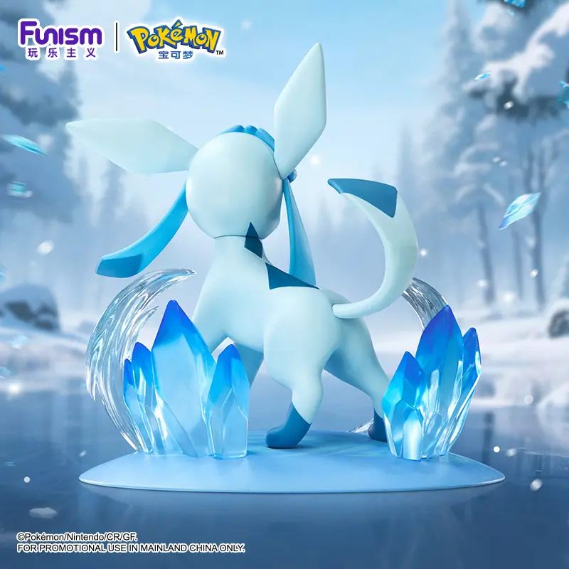 New Genuine 11cm Pokemon Eevee Series Sylveon Glaceon Leafeon Figures Model Collection Anime Toy Doll For Gift