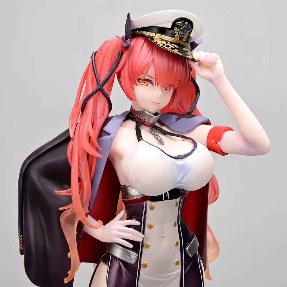 26CM Boxed Beautiful Girl Series Azur Lane Ship Girl Honolulu Standing Figure Models Action Figures Toys Collection Gifts