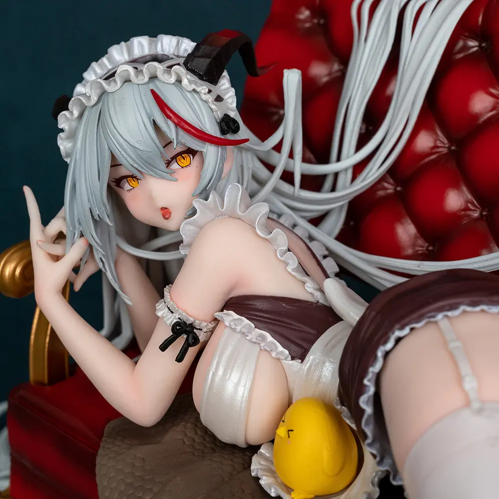 16cm Azur Lane KMS Agir Rose Ceremony Sofa 1/6 PVC Action Figure Anime Figure Model Toys Collection Doll Gift