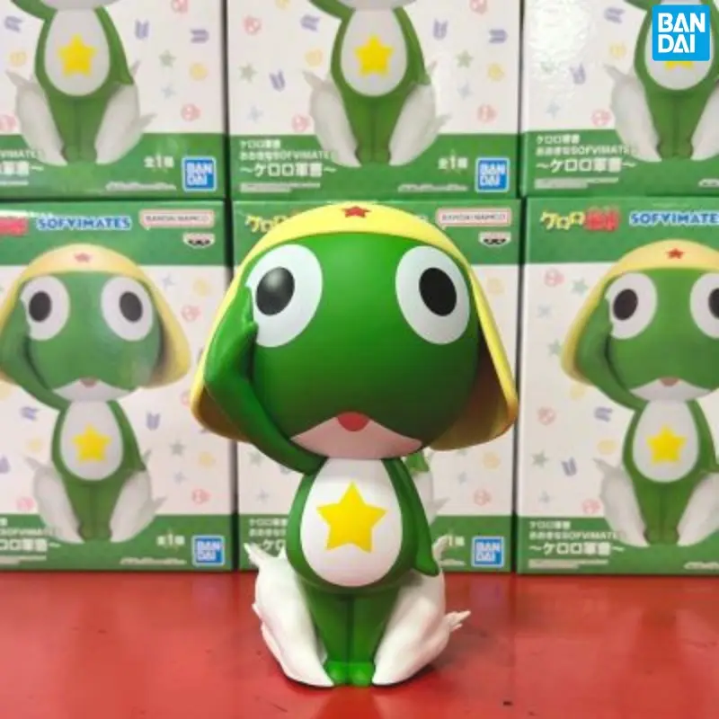 Authentic In Stock Bandai 18cm  Big Sofvimates Keroro Anime Fiugre Model Ornamnet Decoration Collectible Toys