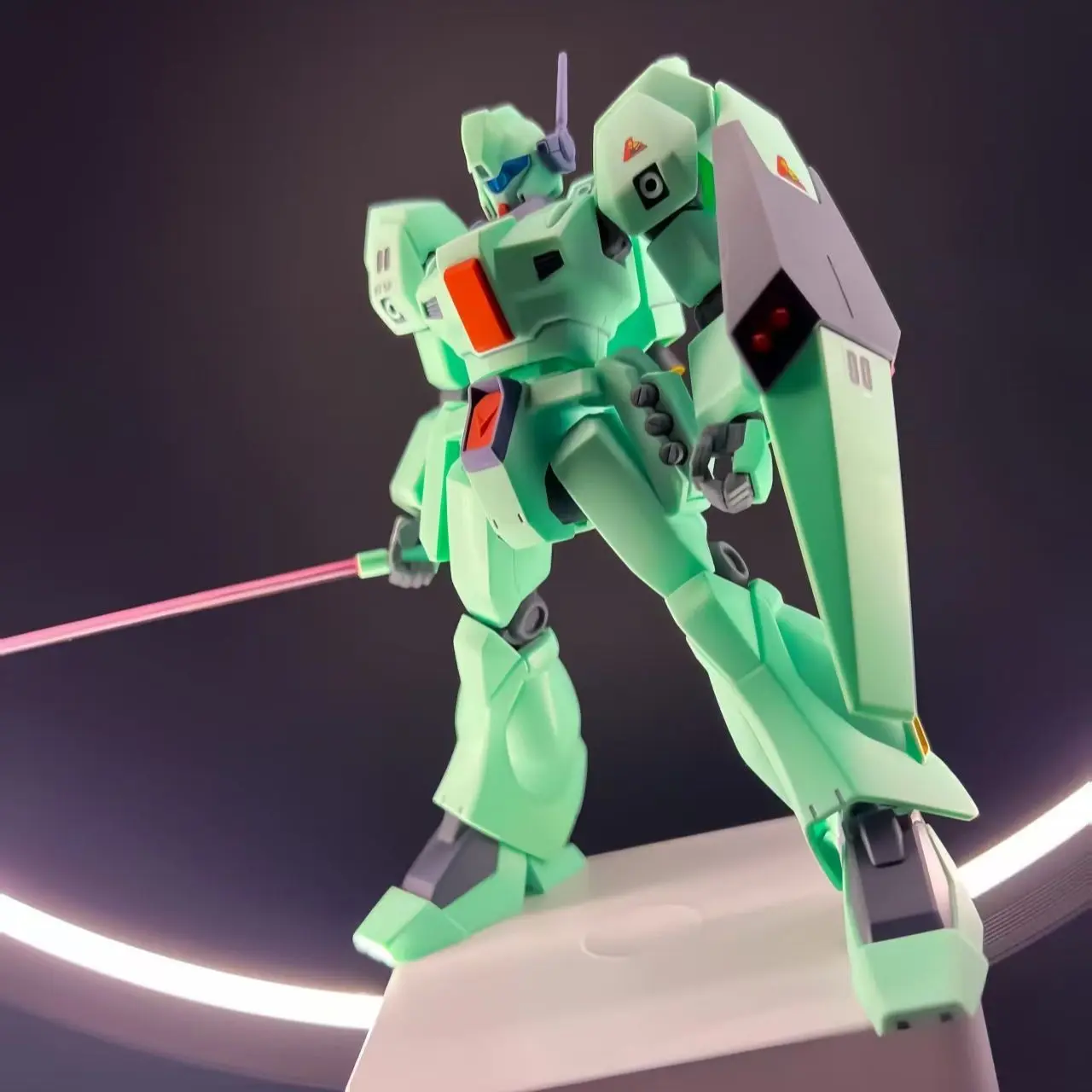 JIRUI Model HG 1/144 Assembly Model Kit RGM-89 JEGAN Collection Action Figures Robot Plastic Model Kits Hobby Kids Toys