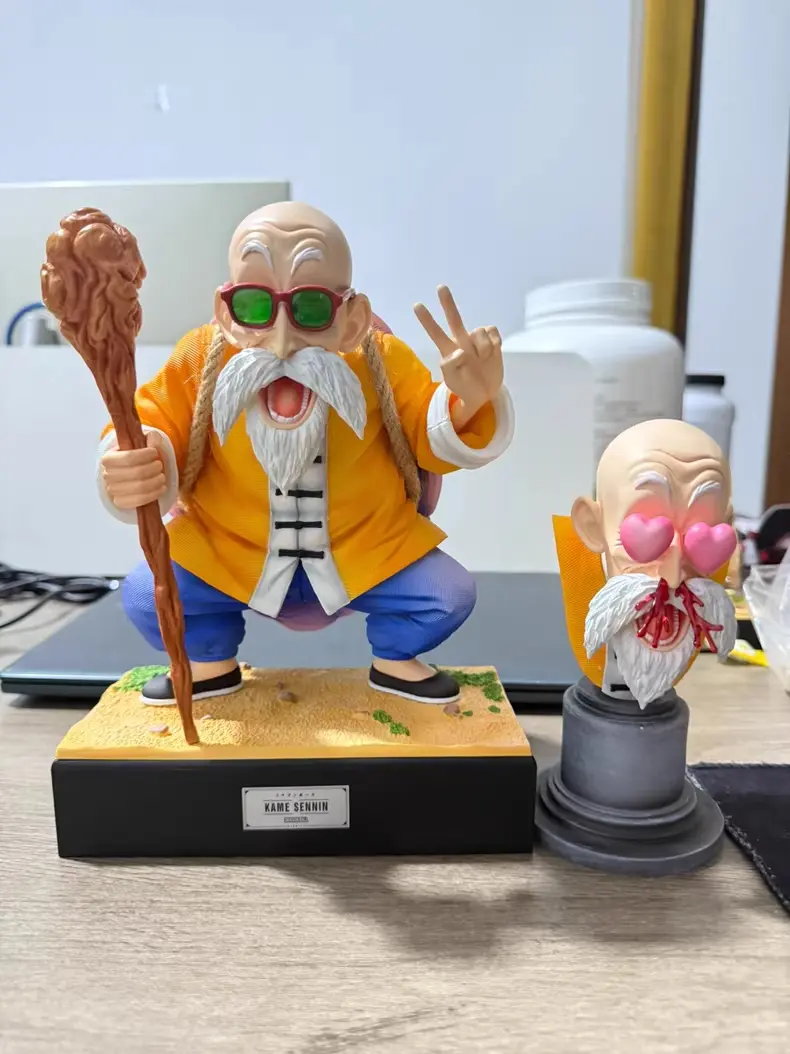 Dragon Ball Z Jt Statue Kame Sennin Figure Master Roshi Umigam Krillin Goku Pvc Statue Action Figures Collection Model Toys Gift