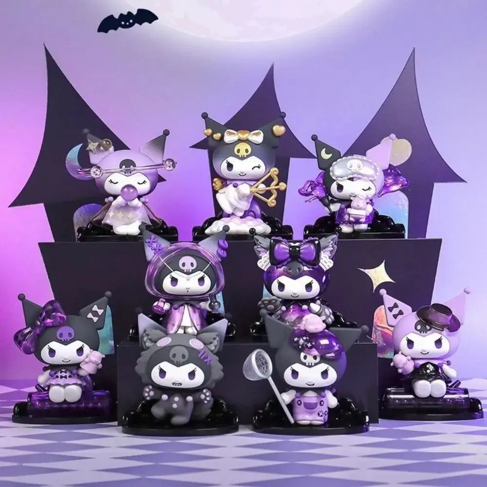 Sanrio Kuromi Werewolf kill Series Action Figure Dolls Anime Figures Surprise Bag Cute Model Fans Collection Toy Blind Bo