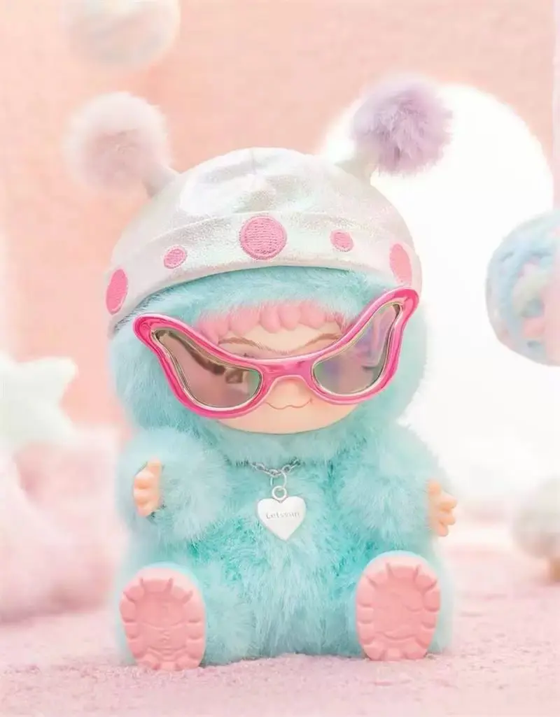 1pcs WAKUKU Trendy Party Series Blind Box Handmade Plush Doll - Mystery Gift for Hair Fashion Lovers Vinyl Face Collectible Toy