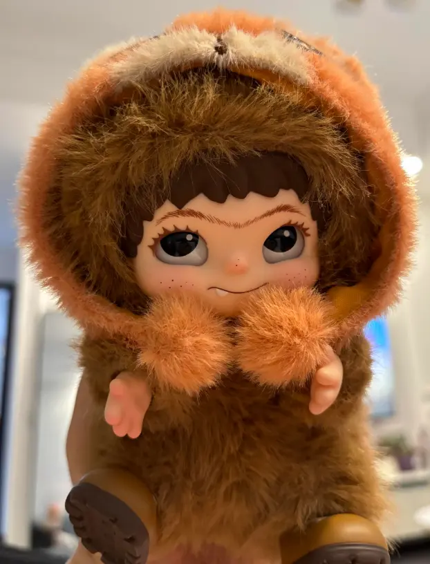 1pcs WAKUKU Trendy Party Series Blind Box Handmade Plush Doll - Mystery Gift for Hair Fashion Lovers Vinyl Face Collectible Toy