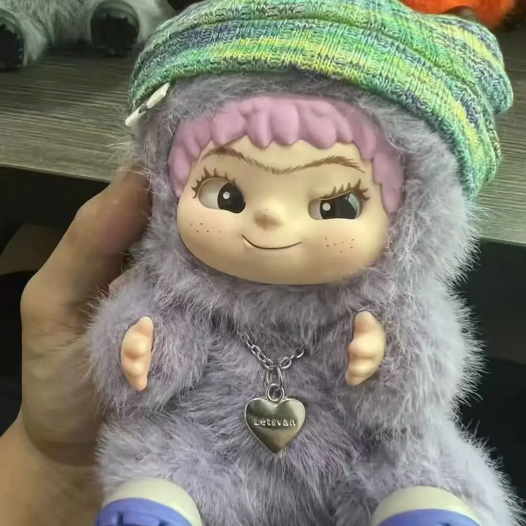 1pcs WAKUKU Trendy Party Series Blind Box Handmade Plush Doll - Mystery Gift for Hair Fashion Lovers Vinyl Face Collectible Toy