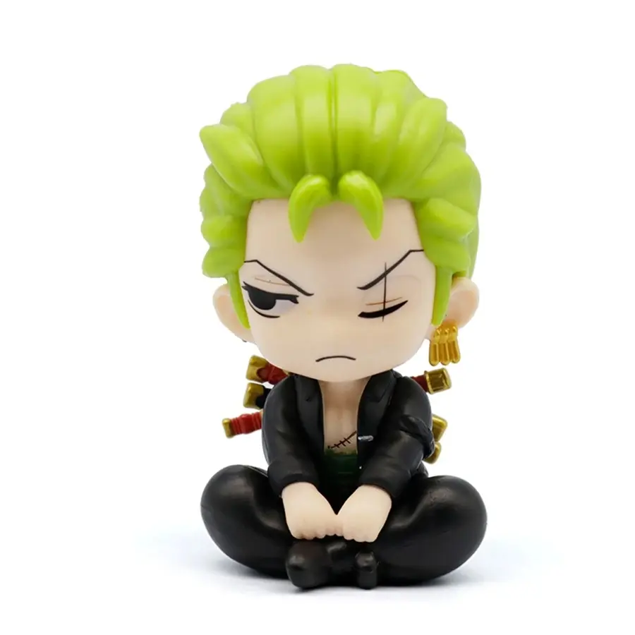 9.5cm ONE PIECE Anime Figure Look Up Luffy/Zoro Action Figure Q Version Kawaii Nami/Sanji Figurine PVC Model Collection Toys