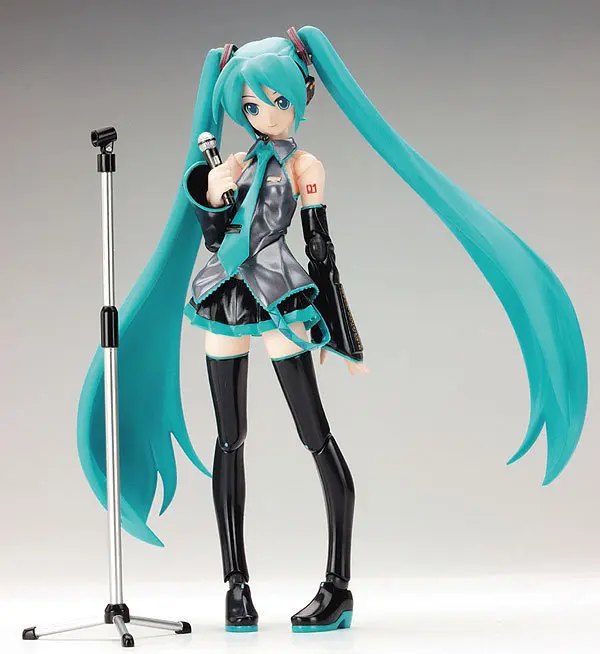 New 15cm Hatsune Miku Anime Girl Figure Figma 014 Virtual Singer Miku Joint Movable Model Statue Kids Toys Doll Collection Gifts