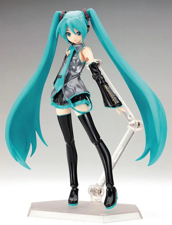 New 15cm Hatsune Miku Anime Girl Figure Figma 014 Virtual Singer Miku Joint Movable Model Statue Kids Toys Doll Collection Gifts