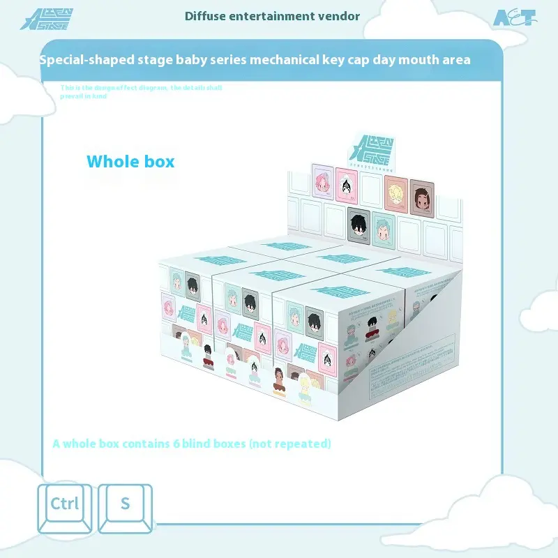 Alien Stage Free Stage Blind Box Series Mizi Sua Ivan Till Luka Hyuna Anime Figure Model Peripheral Collection Decoration Toys