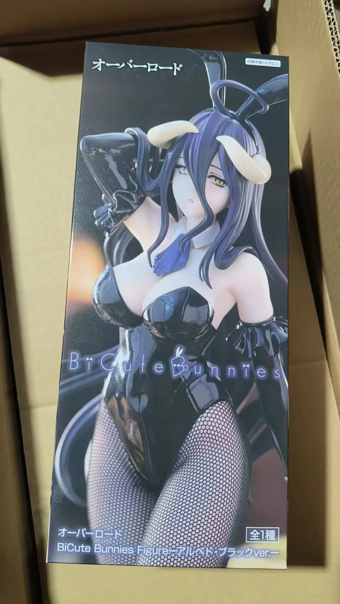 Original FuRyu BiCute Bunnies Overlord Albedo Action Figure 30cm Anime Collectible Toys pvc Model Decoration Birthday Gift