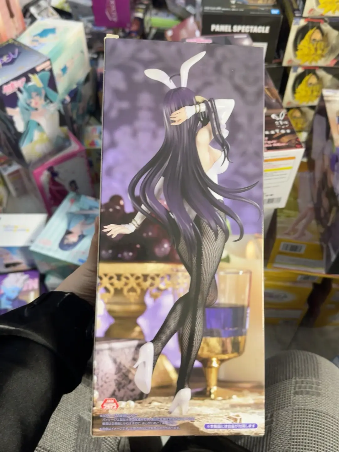 Original FuRyu BiCute Bunnies Overlord Albedo Action Figure 30cm Anime Collectible Toys pvc Model Decoration Birthday Gift