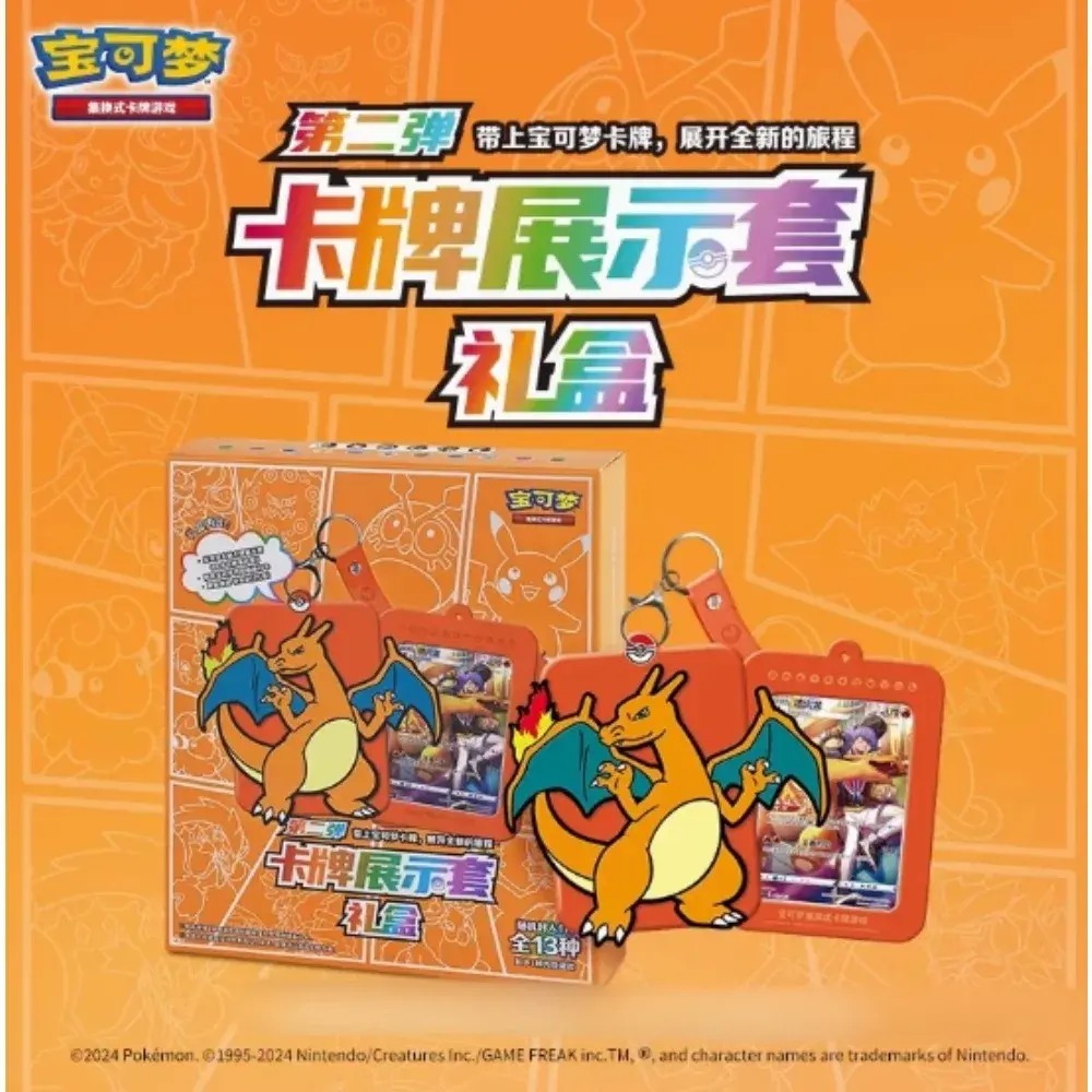 In Stock 100% Original Pokemon Game Trading PTCG Eevee Cards Toys Display Set Collection Card Simplified Chinese Version Gift