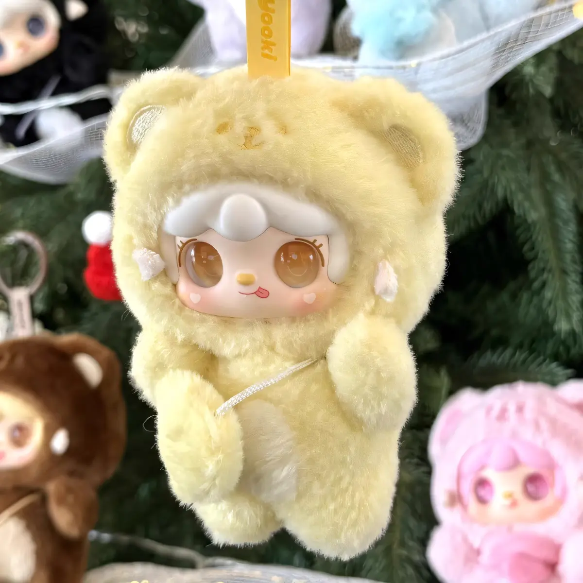 Yooki V4 Take A Bite Of Bear Series Plush Blind Box Cute Doll Model Trend Toy Mystery Box Backpack Decor Toys Collectible Gifts